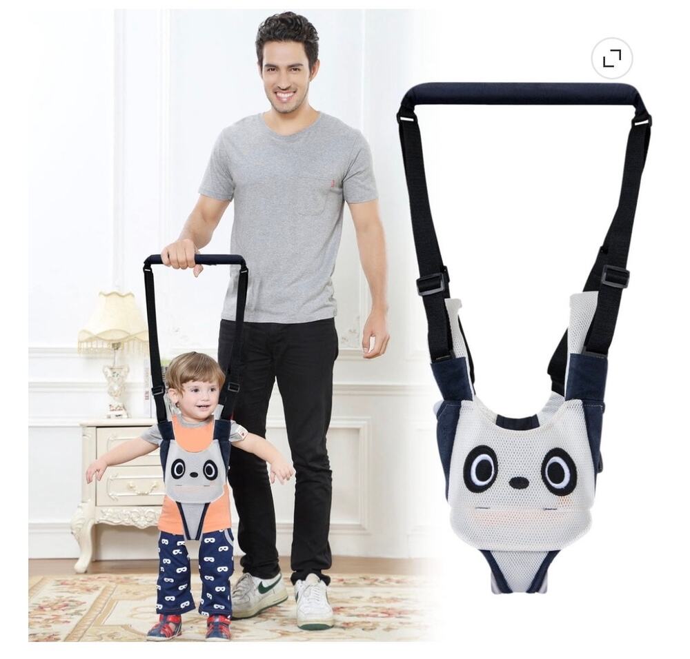Baby Walking Harness Assistant Belt Handheld Kids Walker Helper 7-24 Month Old